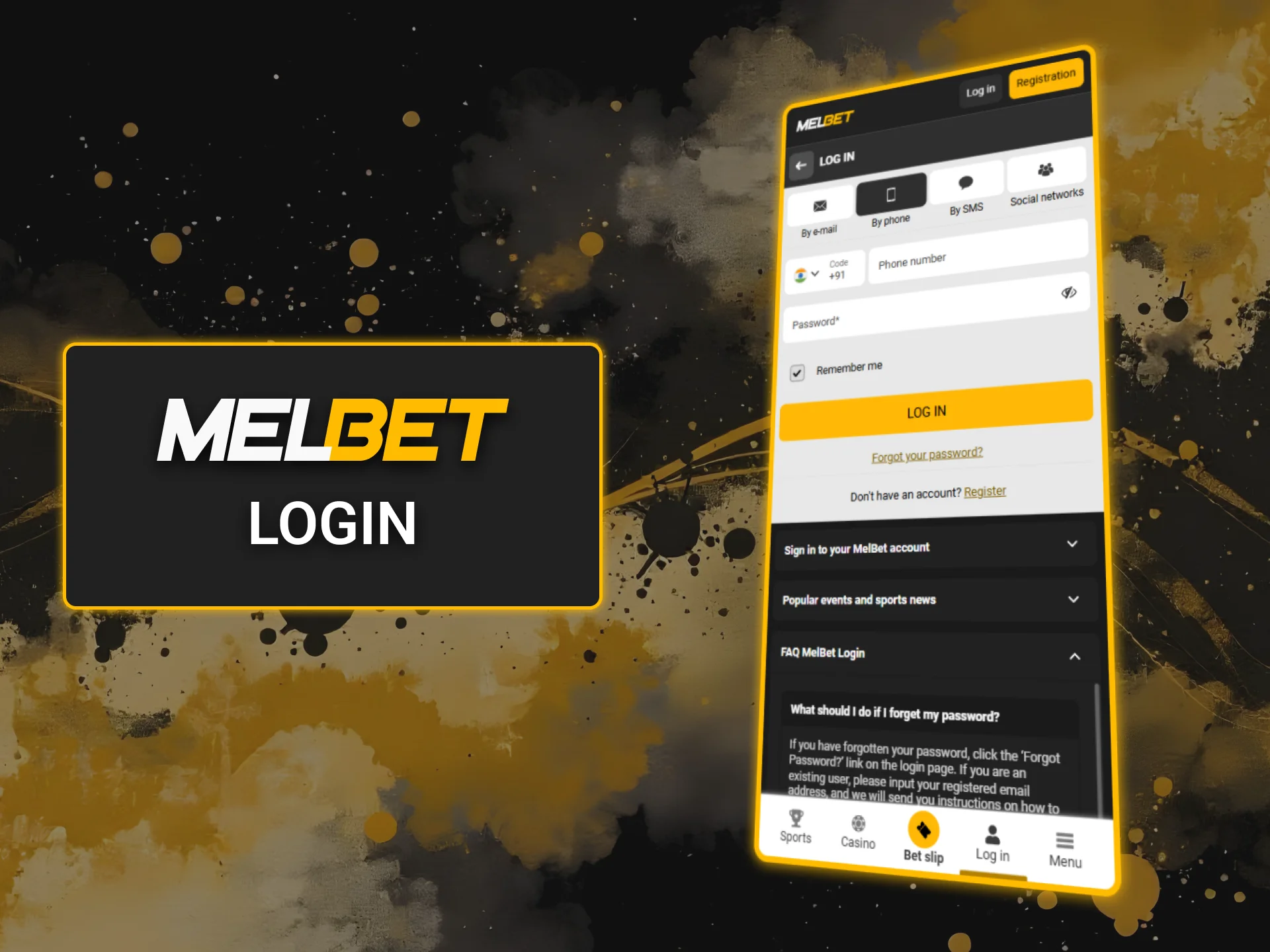 Log into your Melbet account and continue playing without interruptions.