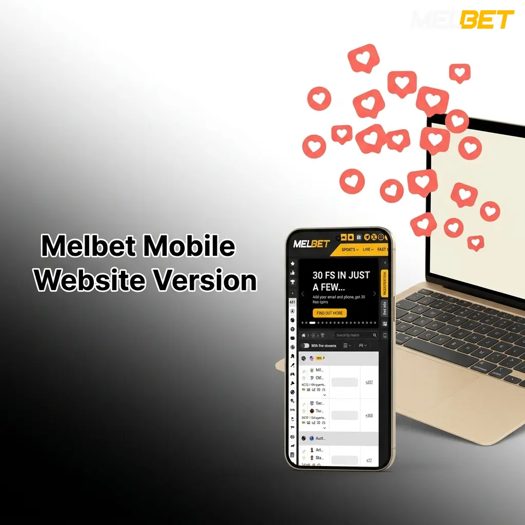 Melbet mobile website interface on smartphone browser showing betting markets and casino games accessible in India