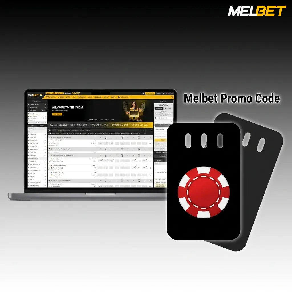 Melbet promo code field on sign-up form activating enhanced welcome bonus with free bets and loyalty perks