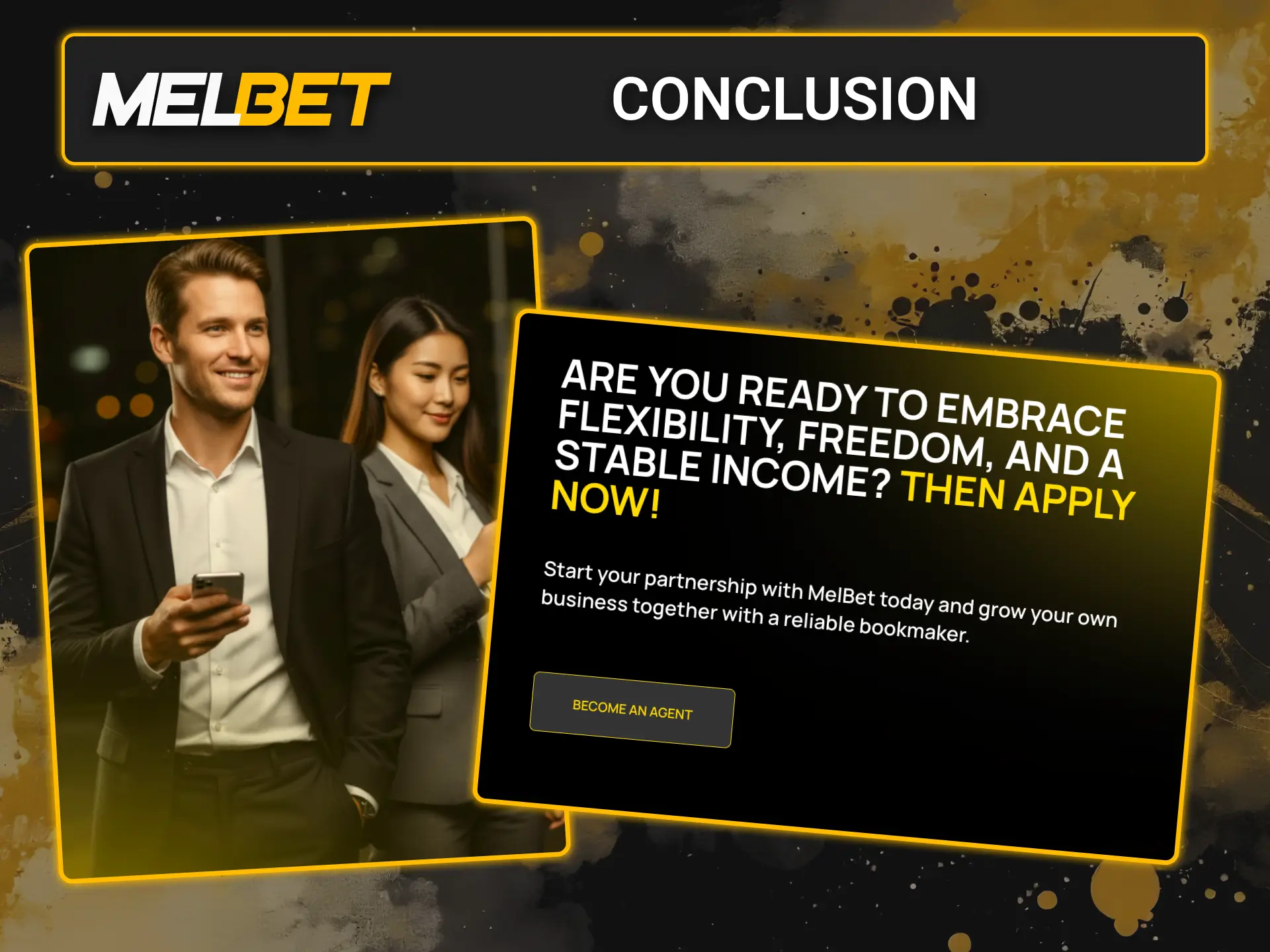 Fill the registration form on the official Melbet casino website, and build your stable business today.